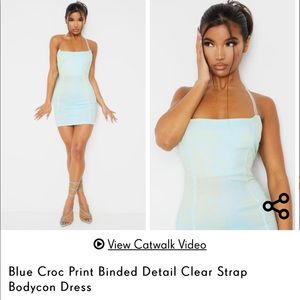 Mini halter dress